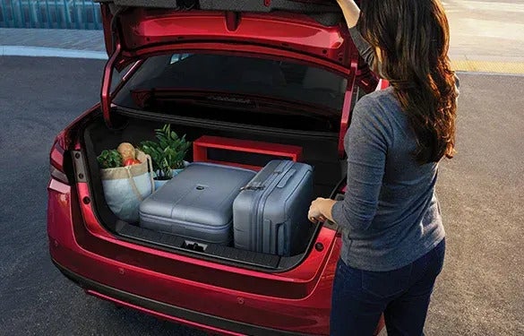2023 Nissan Versa Generous trunk space